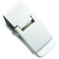 Silver Classic Matte Finish Money Clip